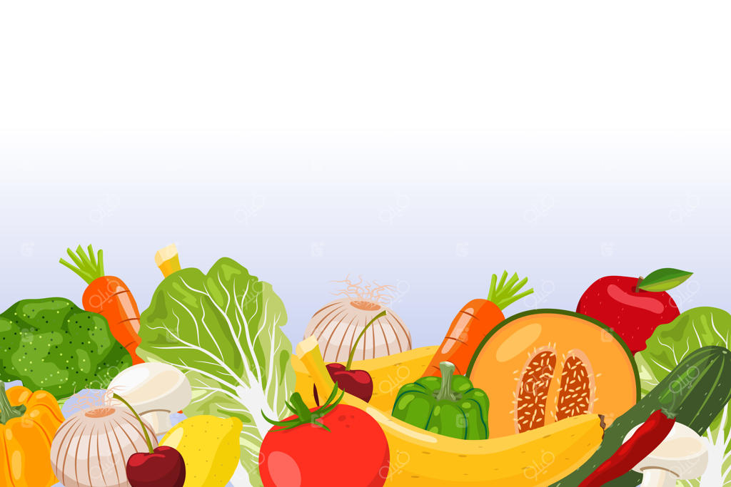 زمینه میوه و سبزیجات