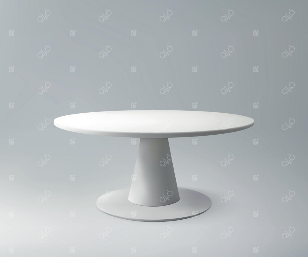 ماکت سه‌بعدی میز: قالبی برای ارائه اشیاء.