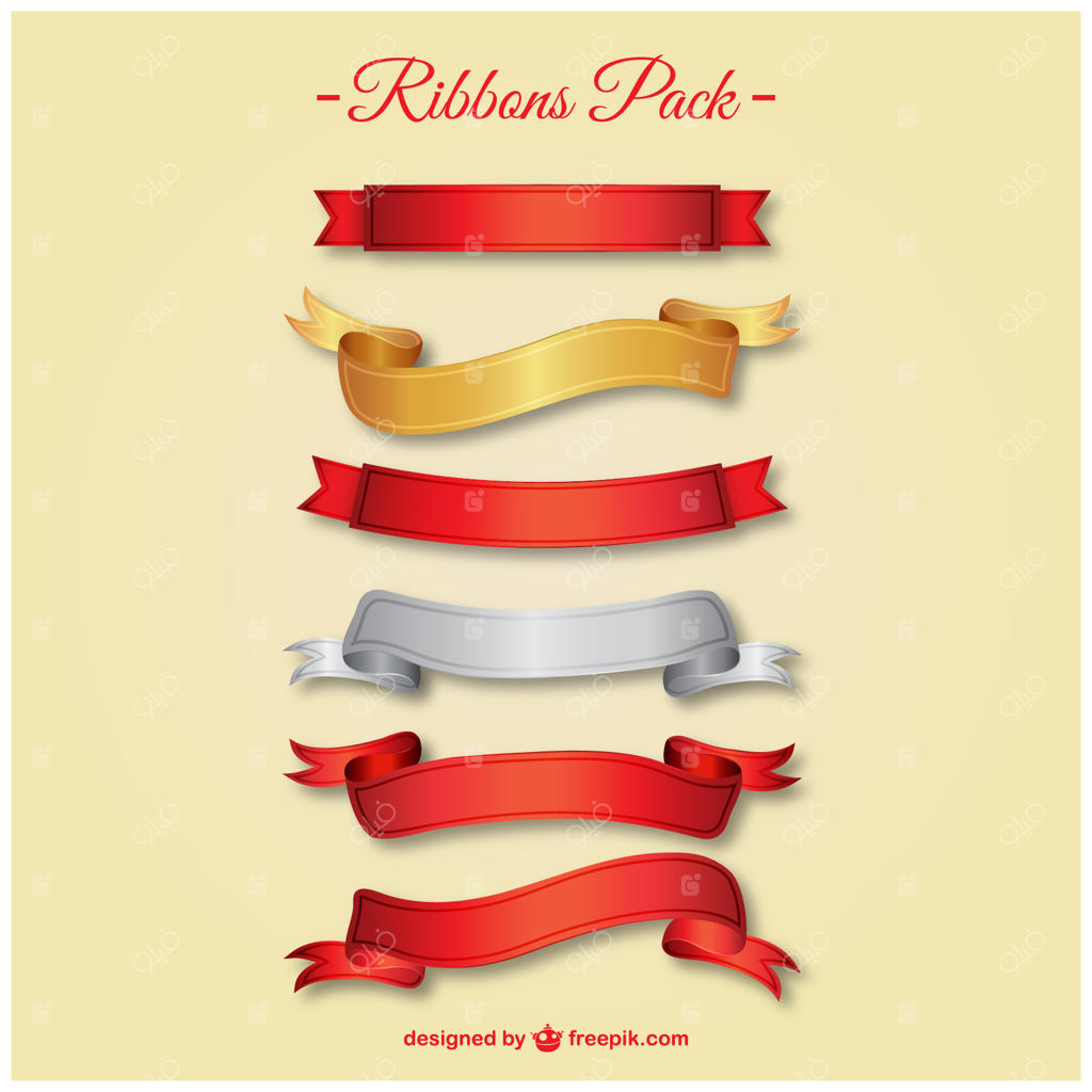 بسته روبان‌های شیک