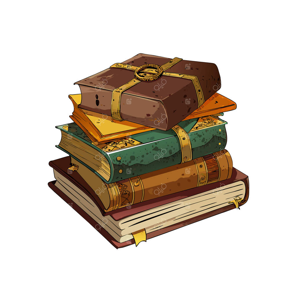 مفهوم تصویرسازی برداری از چیدمان کتاب‌ها