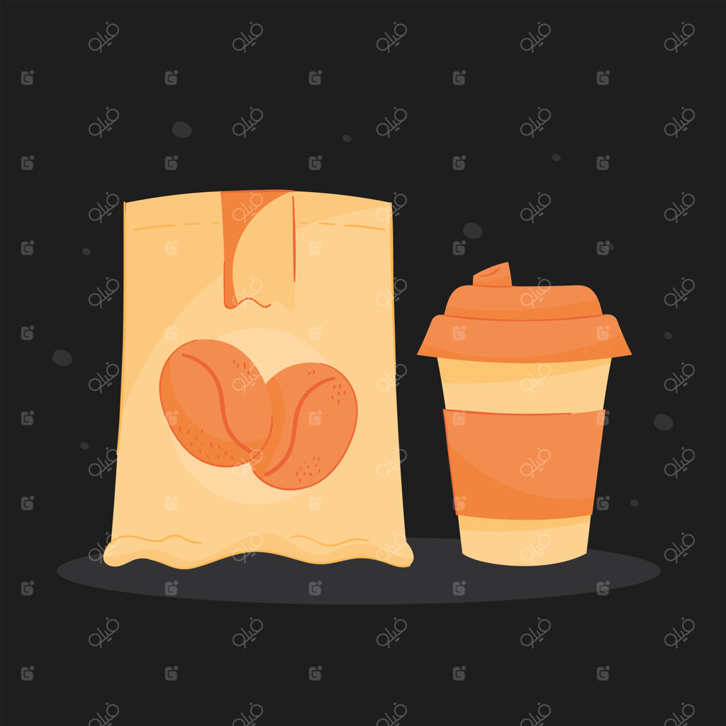 کیسه و قوری قهوه