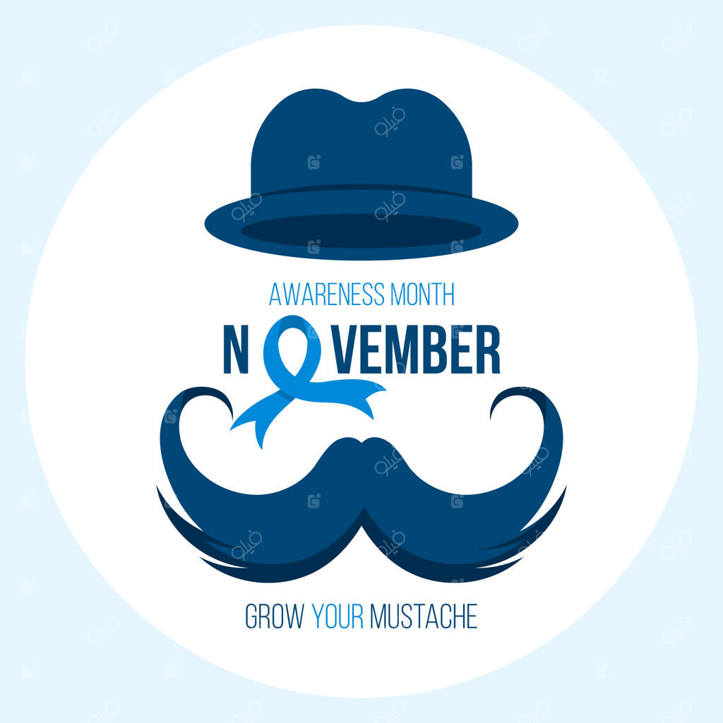 نوامبر بدون اصلاح با کلاه و سبیل