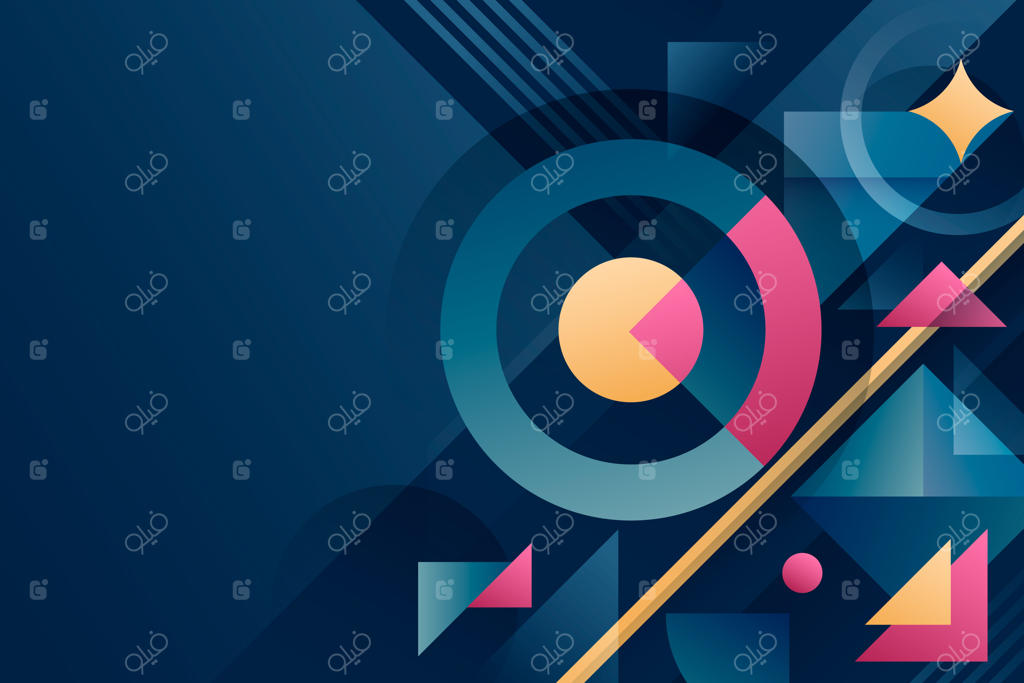 پس‌زمینه هندسی گرادینت