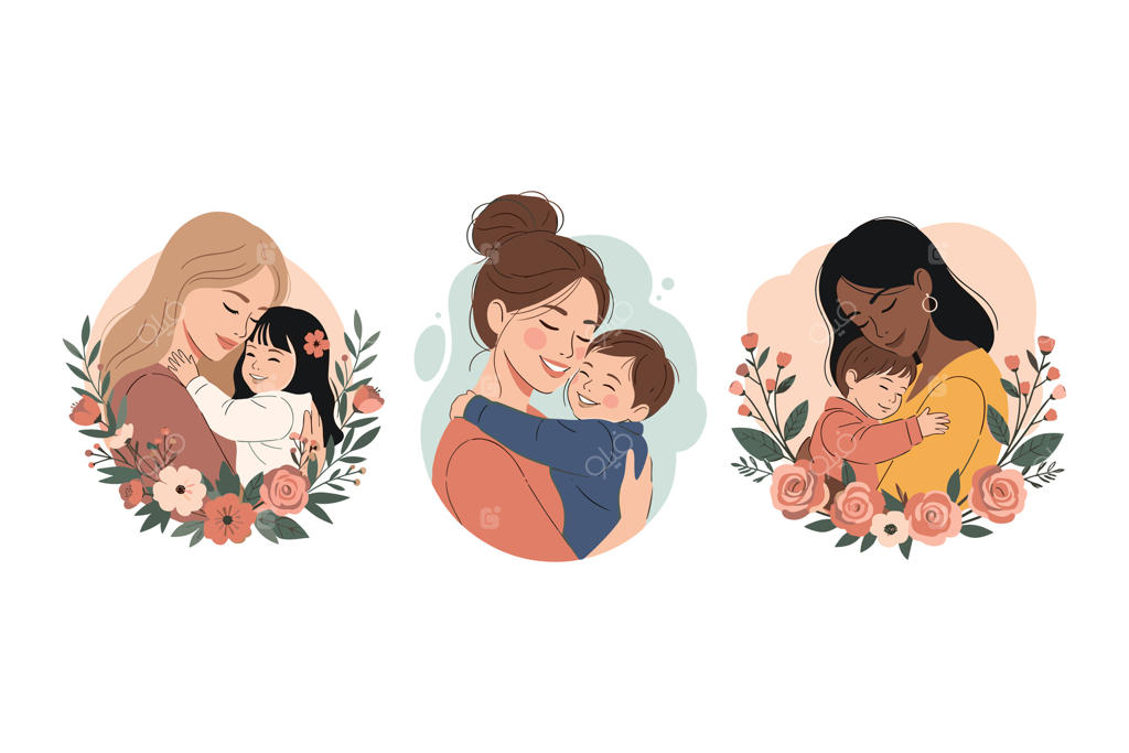 تصاویر دلگرم‌کننده از مادران