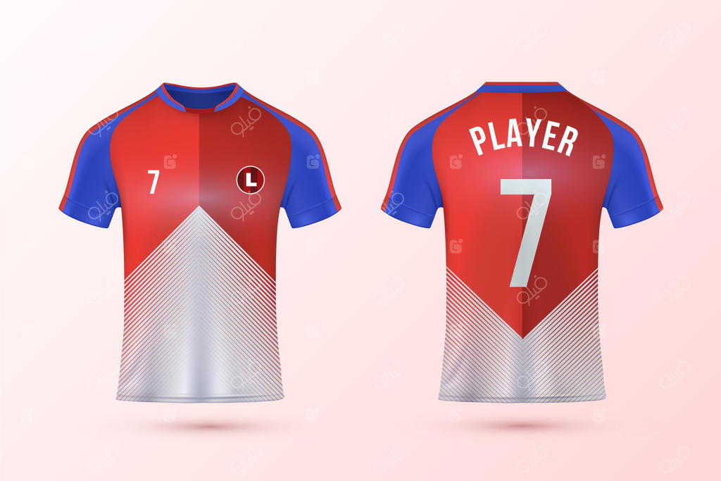 مجموعه قالب‌های پیراهن فوتبال