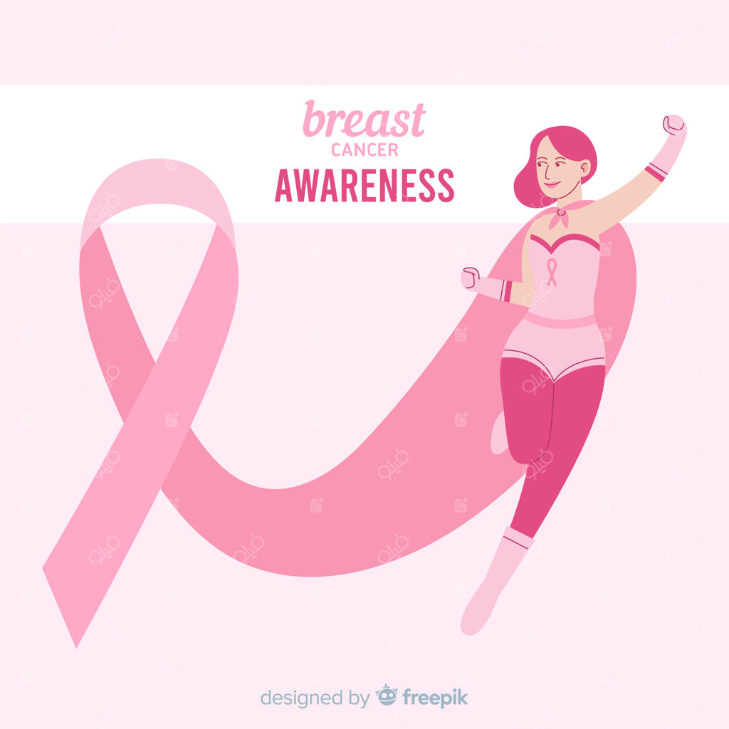 آگاهی درباره سرطان سینه با طراحی تخت روبان