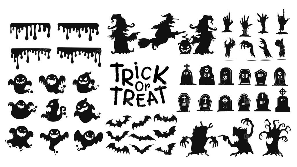 تزیین وب‌سایت با مجموعه سایه‌های ارواح در جشن هالووین