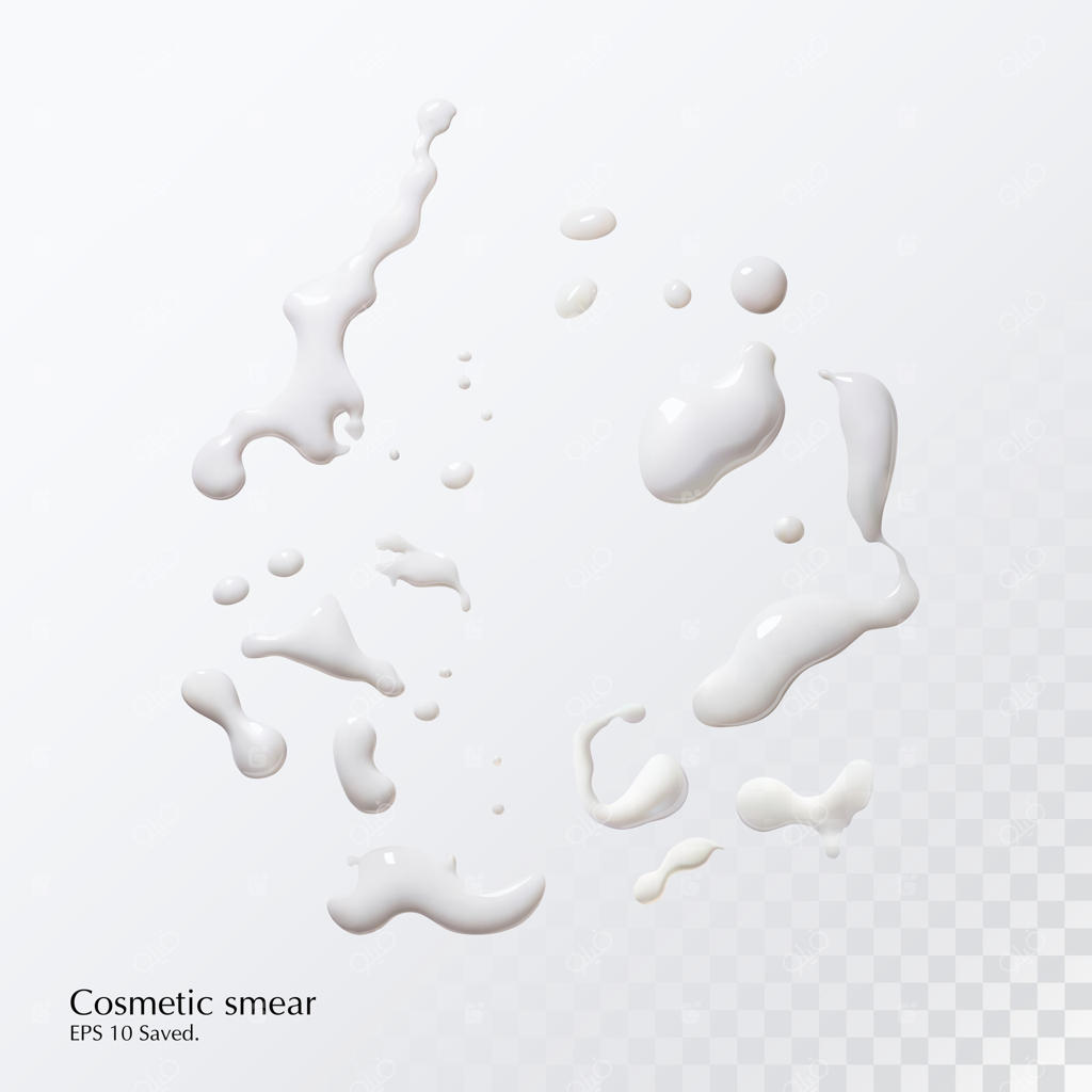 زمینه آرایشی محو: تصویر سه‌بعدی واقعی از محصول آرایشی.