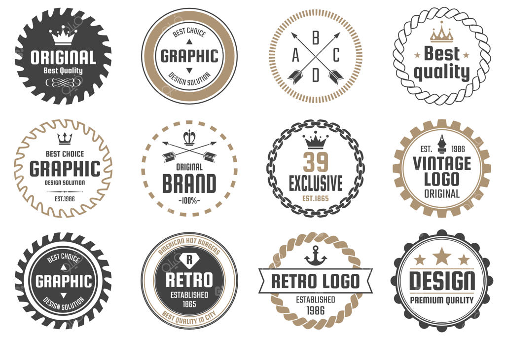 لوگوی وینتیج و رترو برای بنر