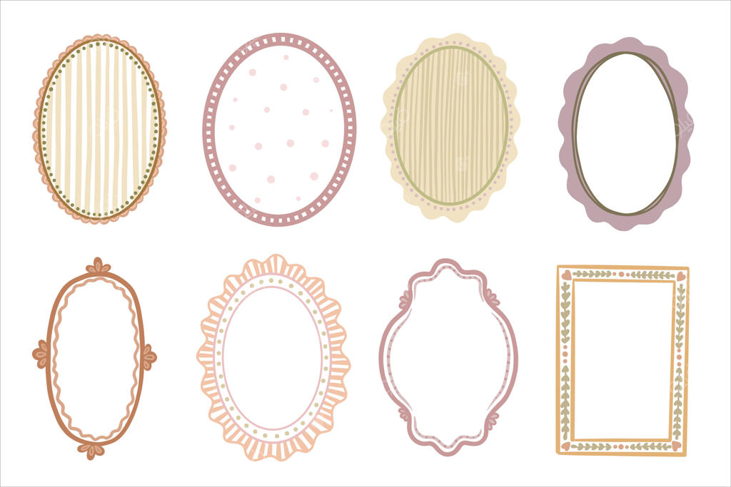 قاب عکس‌های تزئینی شیک برای هر خانه: طراحی حرفه‌ای وکتور