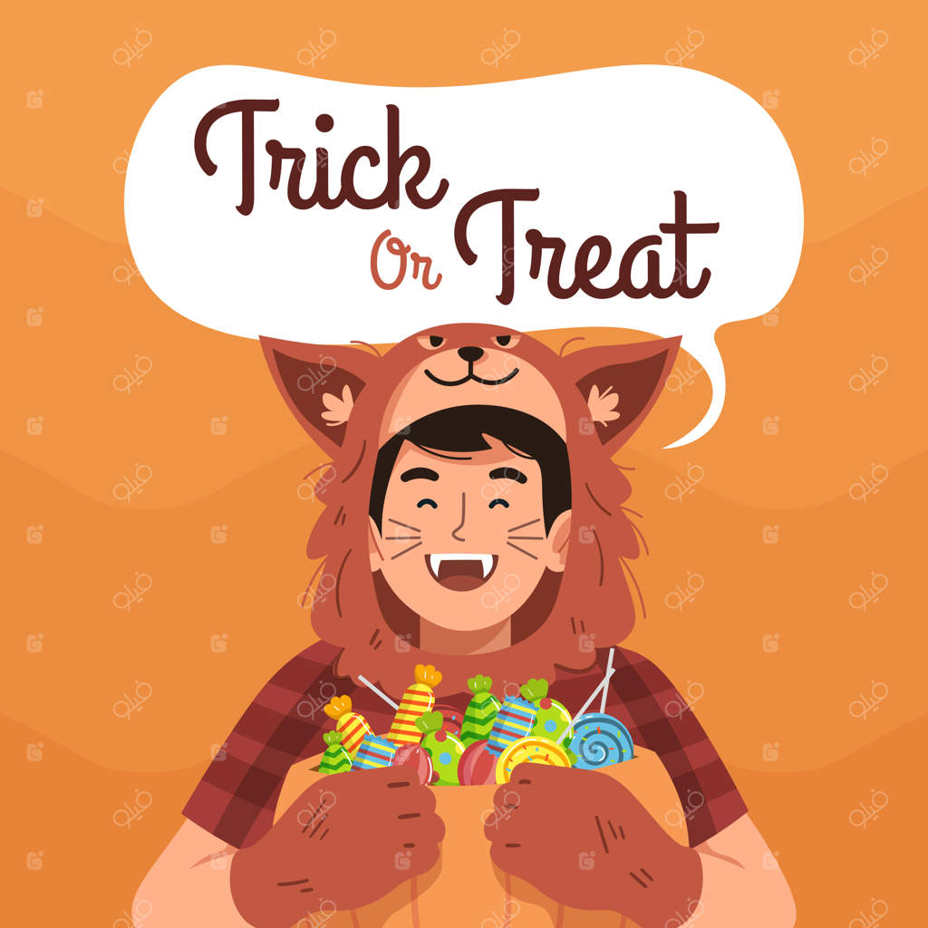 تصویر تبریک هالووین