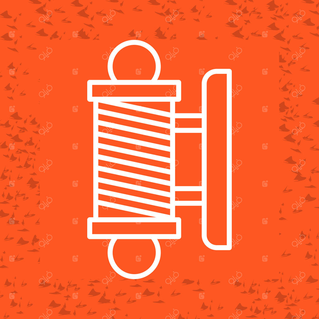 آیکون وکتور تیرک آرایشگاه