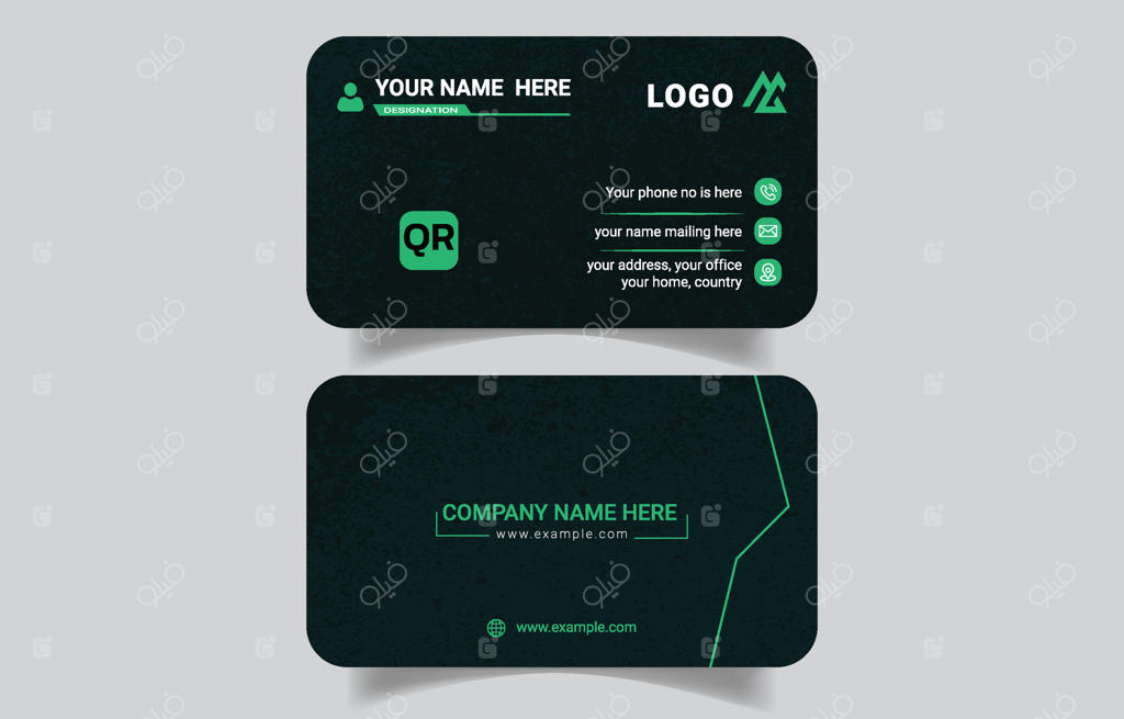 طراحی کارت ویزیت مدرن و حرفه‌ای