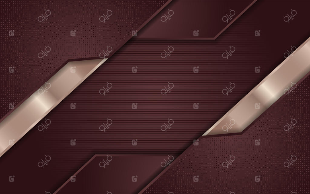 زمینه انتزاعی قهوه‌ای با خطوط طلایی درخشان