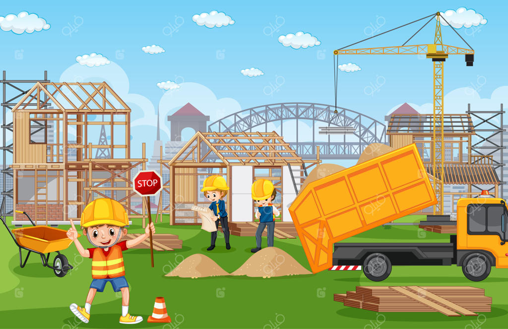 سایت ساخت و ساز و کارگران ساختمانی