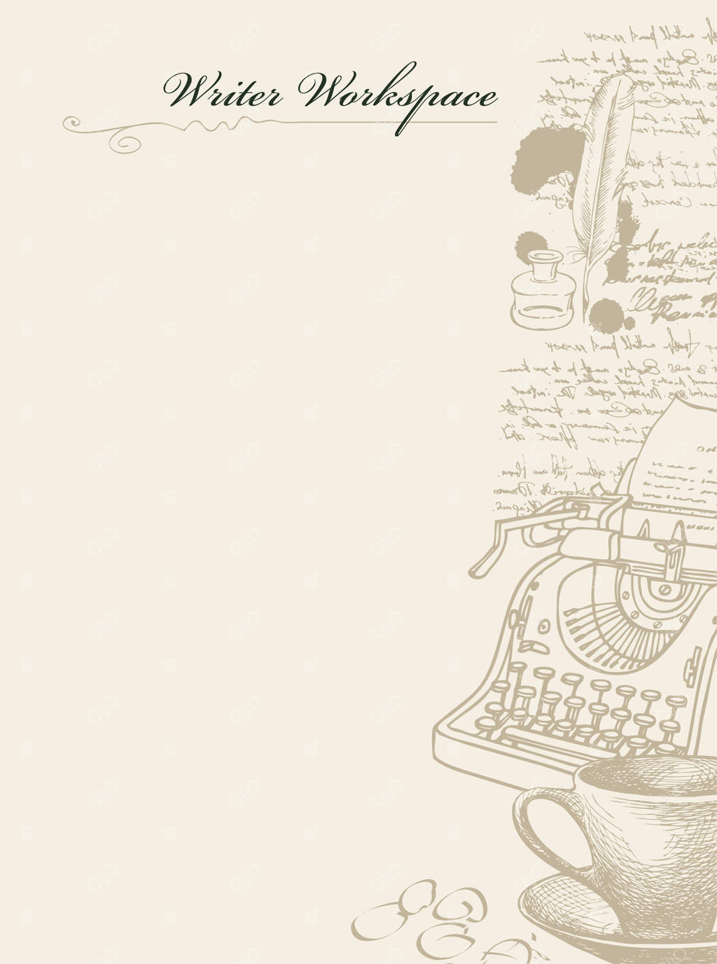 بنر با مضمون نویسندگان