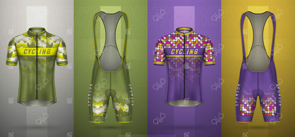 مجموعه لوکس لباس دوچرخه‌سواری