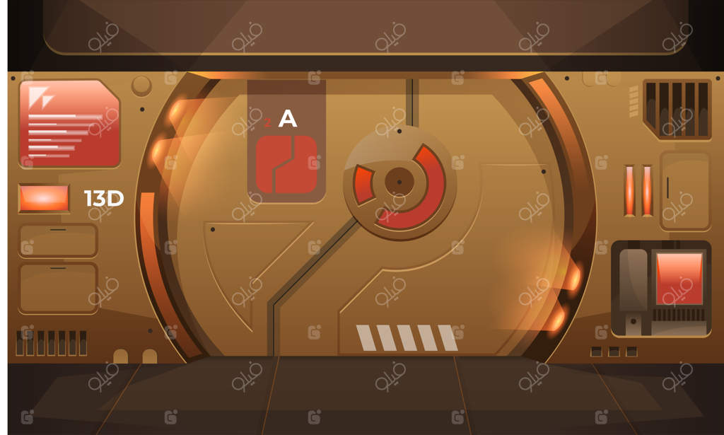 در سفینه فضایی زرد بسته شد