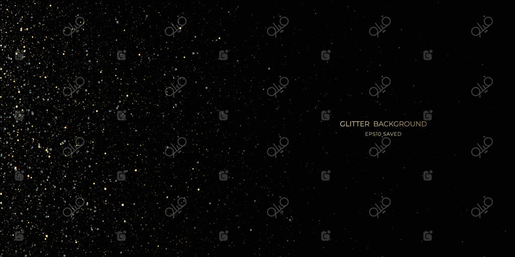 نور پودر طلایی، پس‌زمینه‌ای درخشان و زیبا