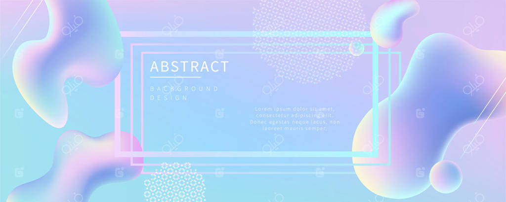 طراحی بنر سیال و آینده‌نگرانه