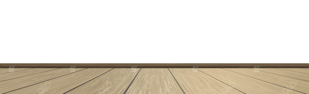 پس‌زمینه‌ای واقعی با کفپوش چوبی روشن و دیوار سفید برای ارائه - وکتور