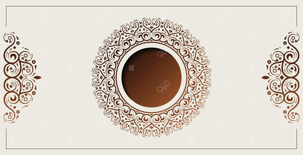 قاب دایره‌ای تزئینی شیک