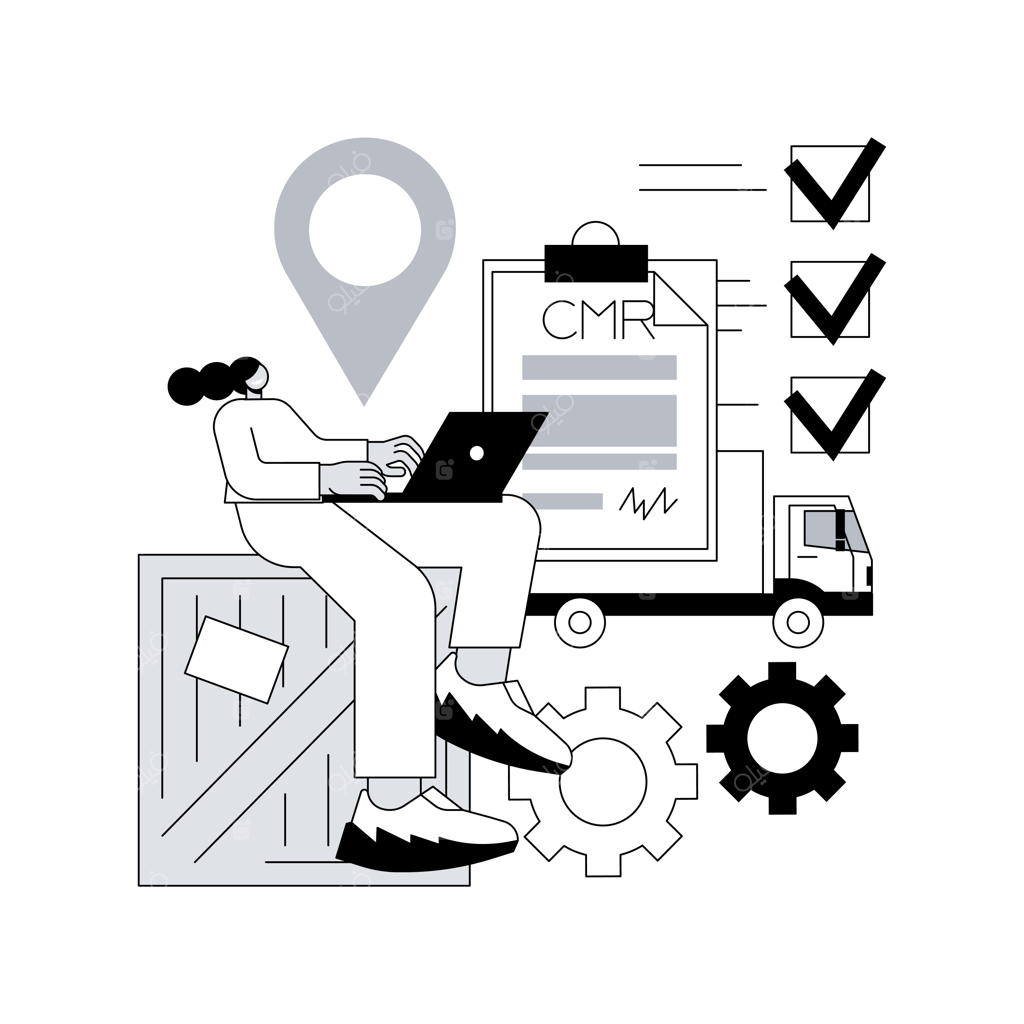 تصویر مفهومی مدارک حمل و نقل جاده‌ای