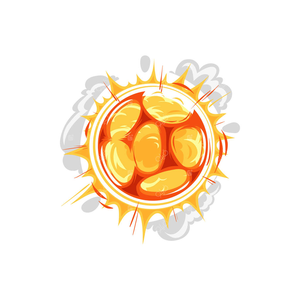 انفجار مهیب با ابر آتش و دود