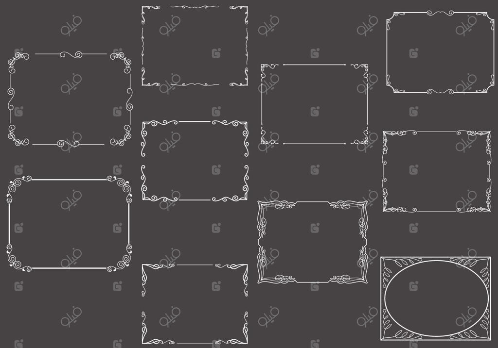 وکتورهای قاب فیلم صامت رایگان