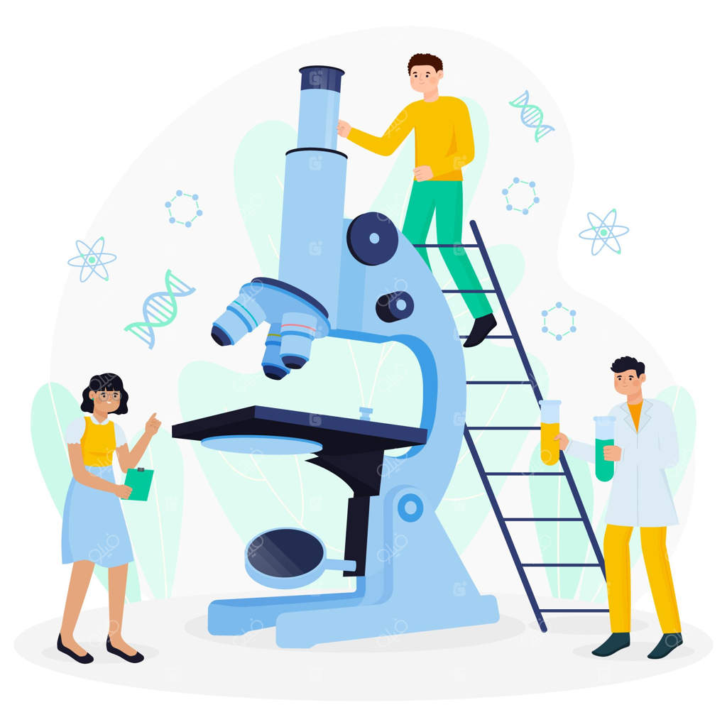 مفاهیم علمی با میکروسکوپ