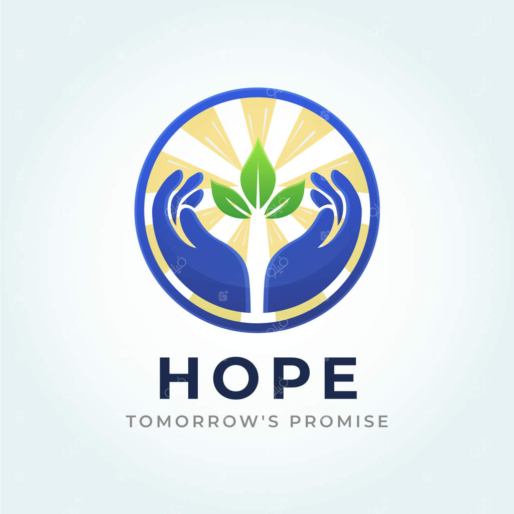 قالب لوگوی گرادیانت امید