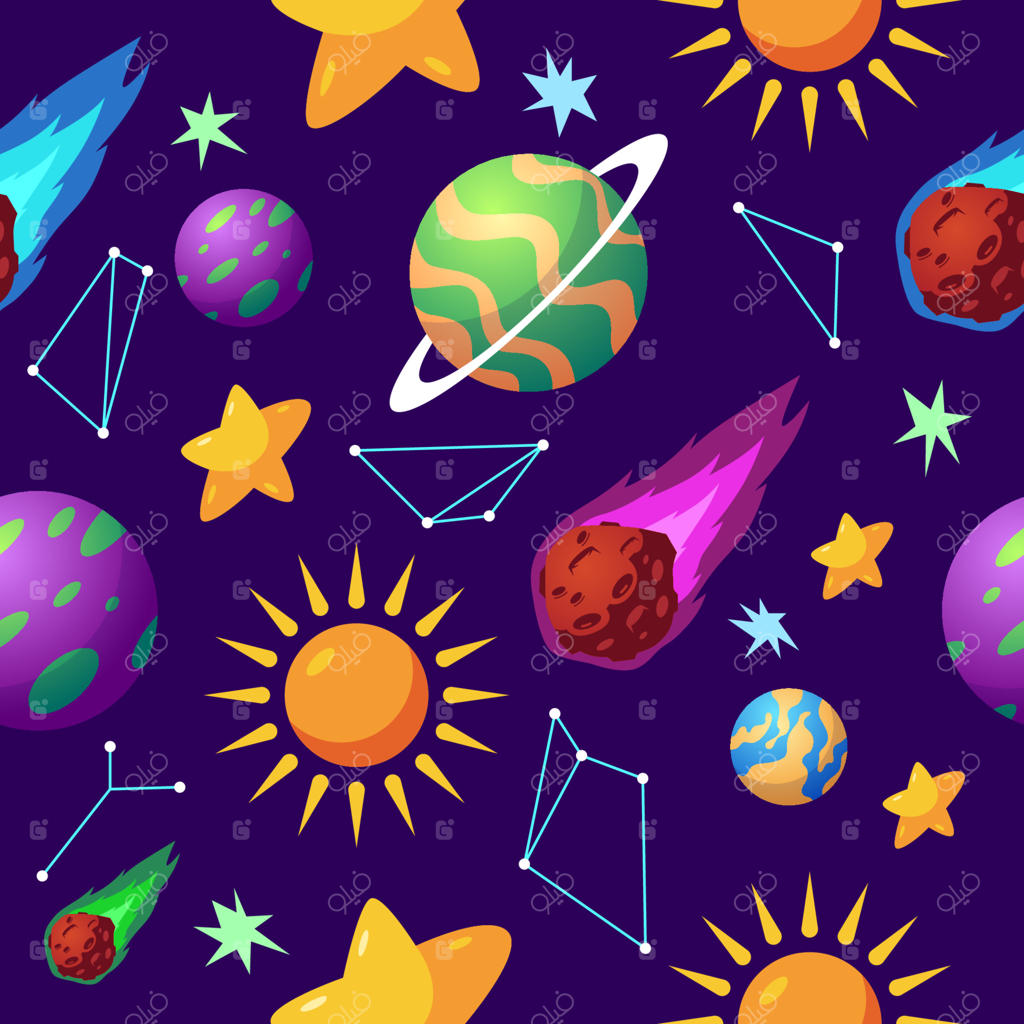 پترن بی‌پایان اجرام آسمانی