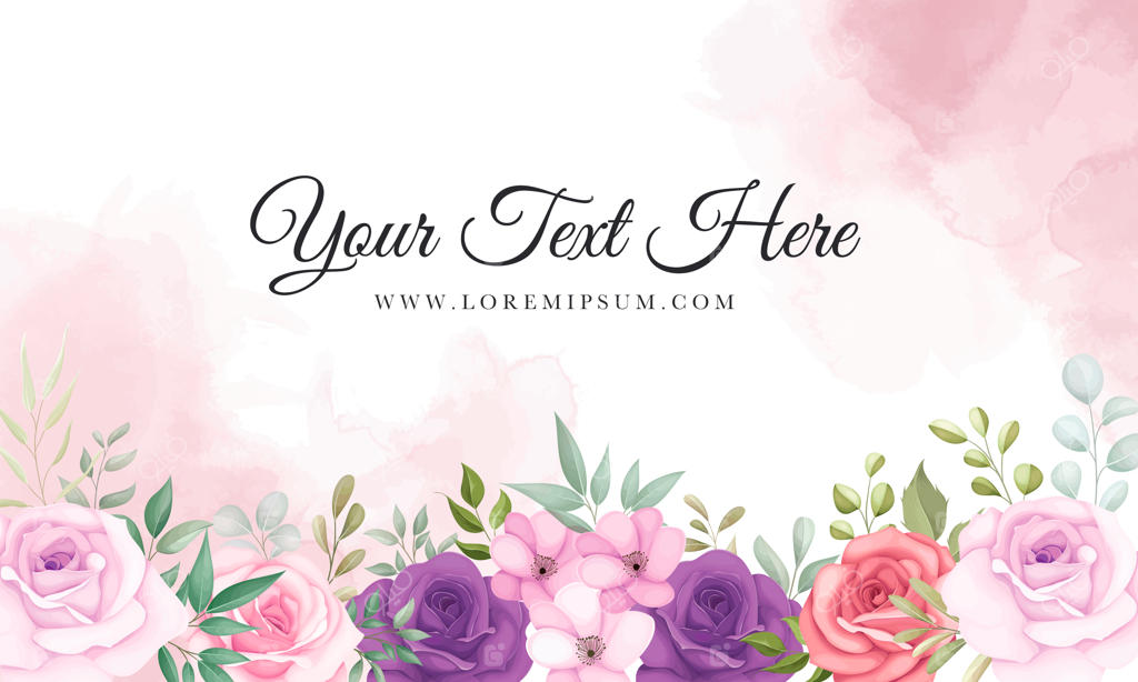 پترن پس‌زمینه گل‌های شیک