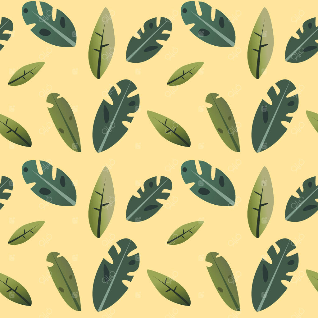 پترن یکپارچه گل‌دار: بافت شاخه و برگ‌ها. زمینه تزئینی طبیعت باغ تابستانی