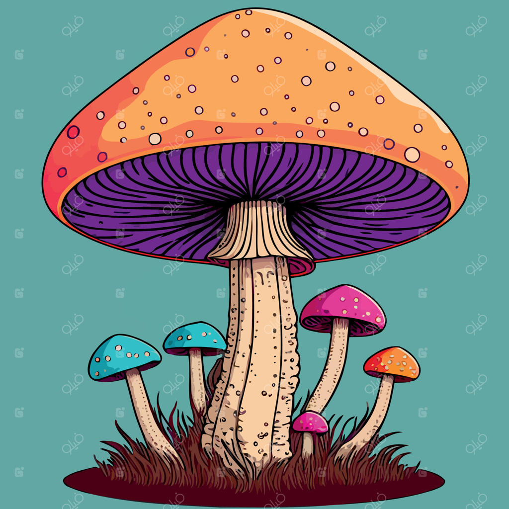 تصویرسازی قارچ