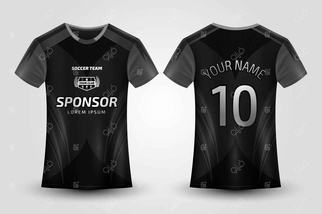 لباس فرم مشکی فوتبال