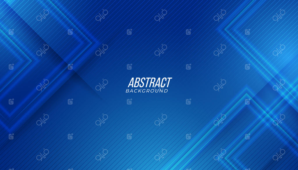 پس‌زمینه انتزاعی تکنولوژی با رنگ آبی