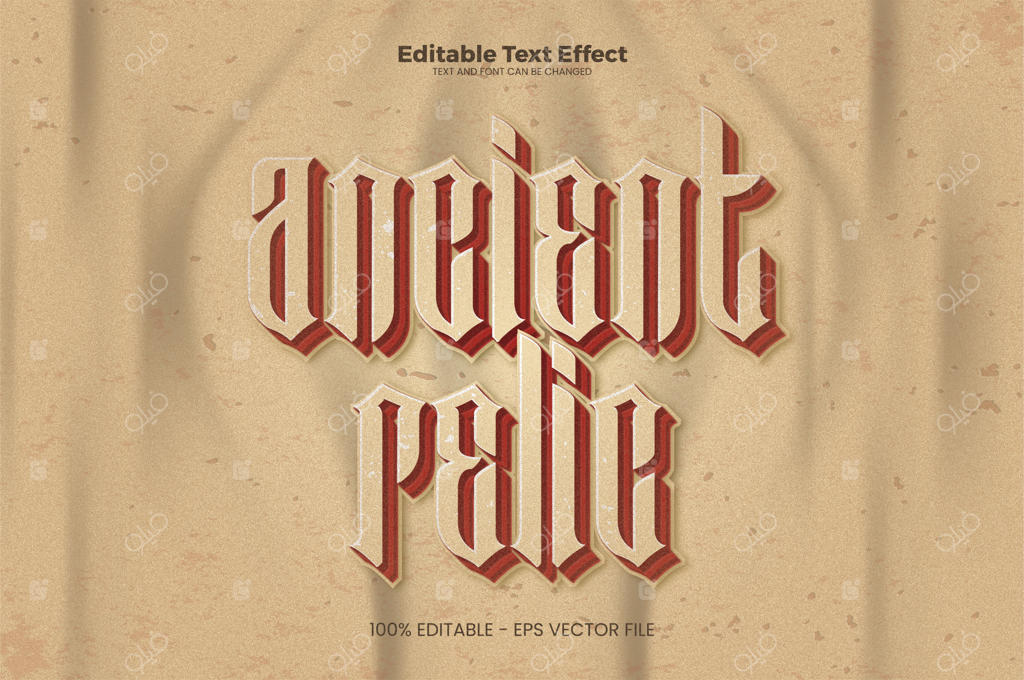 اثر متن قابل ویرایش "یادگار باستانی" در سبک مدرن و امروزی