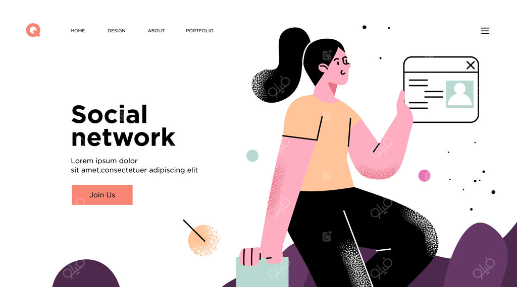 الگوهای ارائه اسلاید یا طراحی صفحه فرود برای تجارت: مفاهیم و ایده‌ها