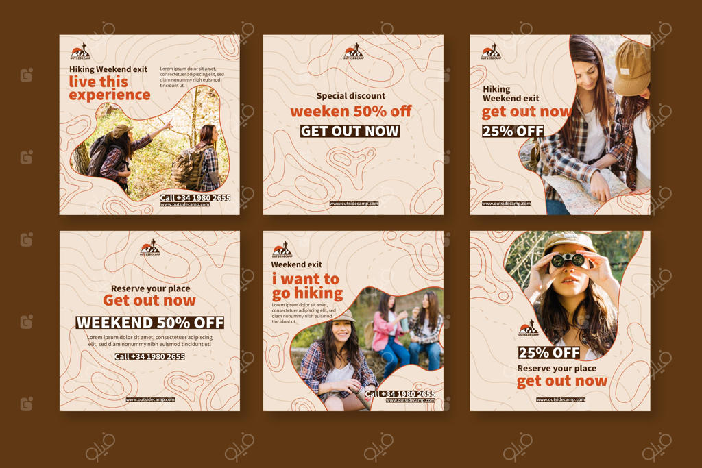 پست‌های اینستاگرام درباره کوهنوردی