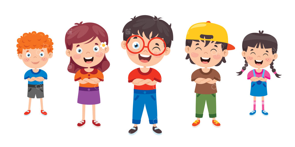 بچه‌های خوشحال در حال بازی و شادی