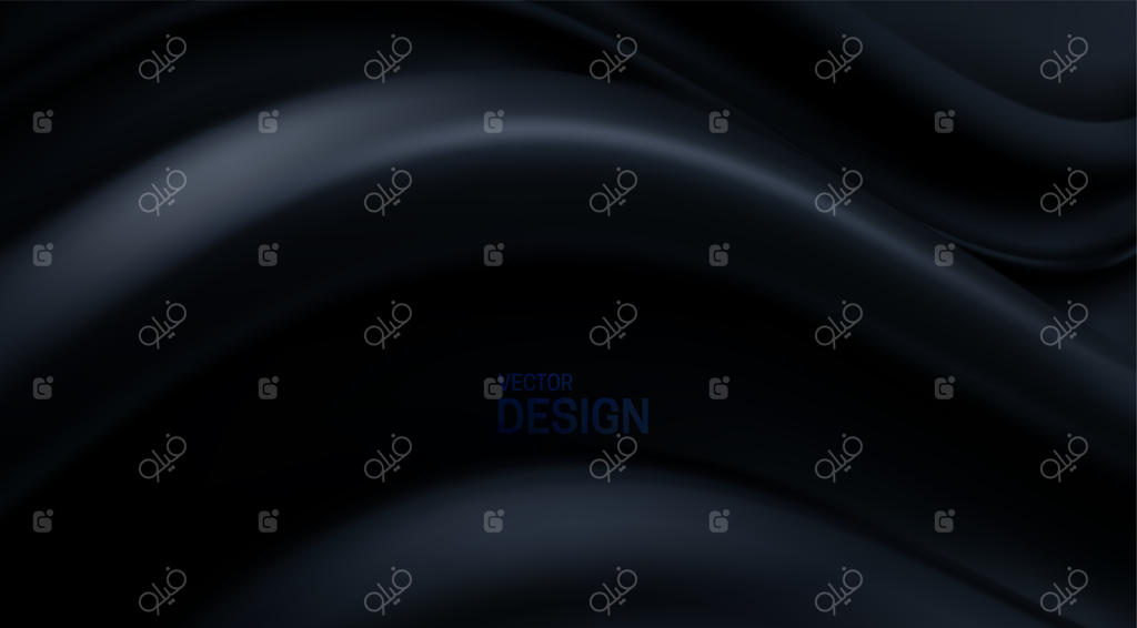 تصویر پس‌زمینه با طرح موج‌دار مشکی