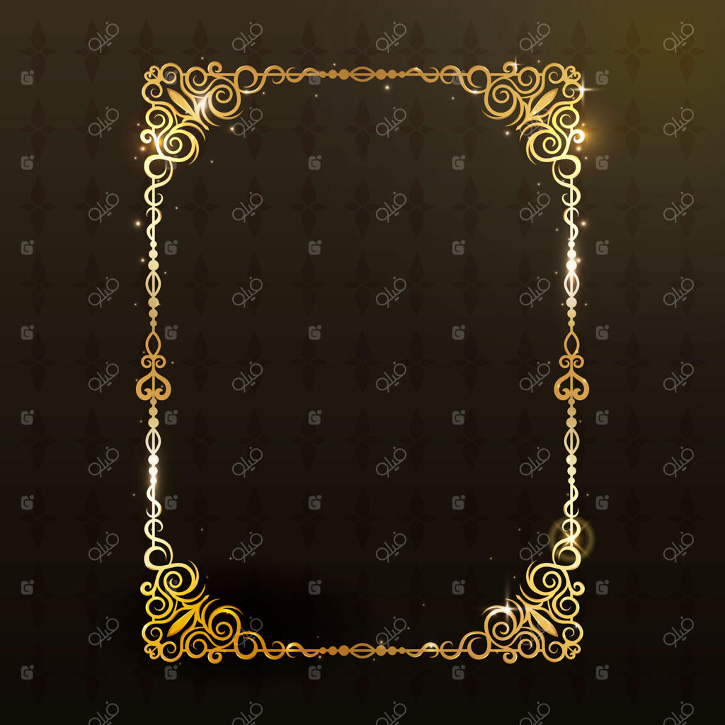 قالب قاب دکوراتیو آنتیک با گرادینت