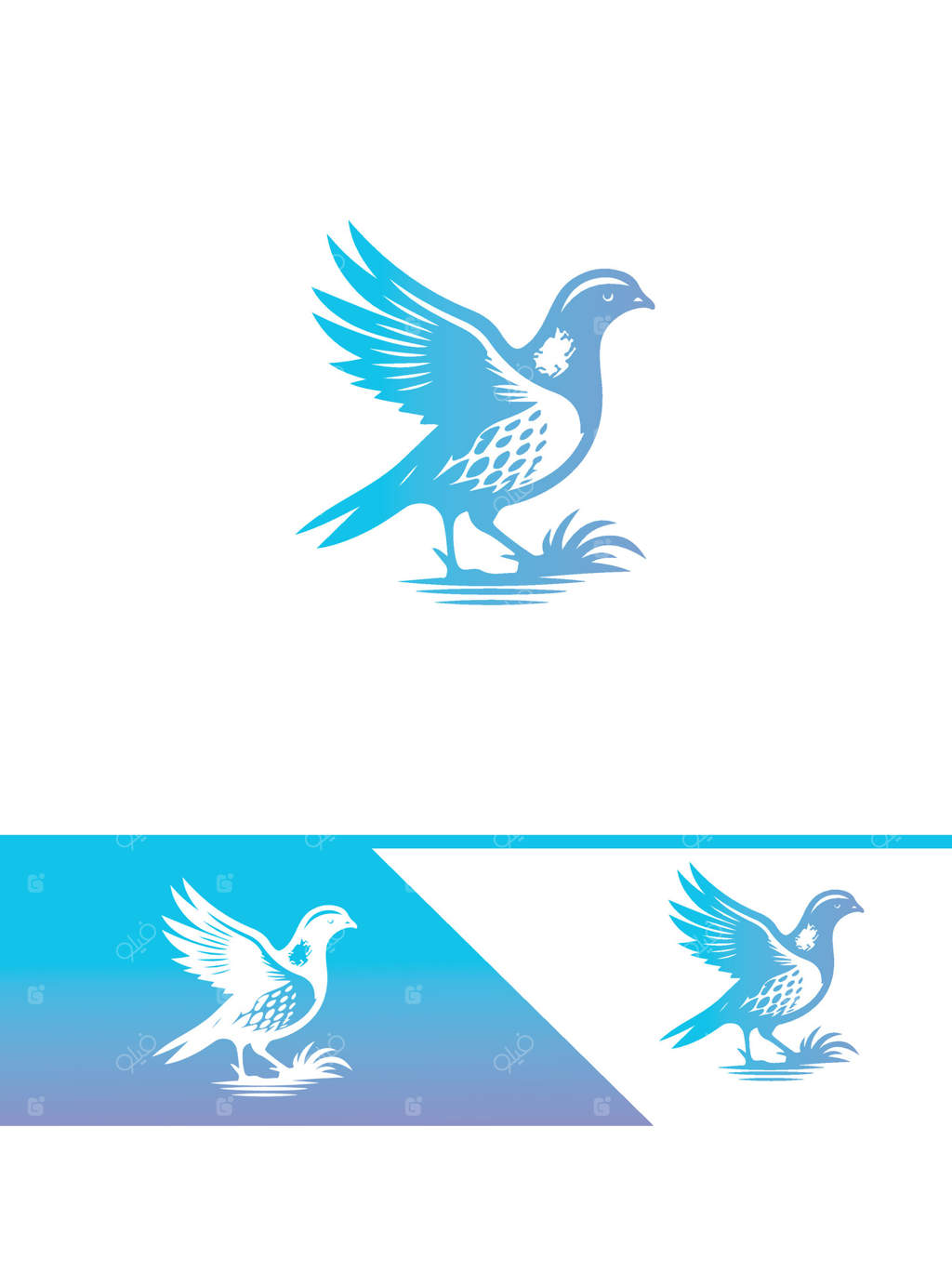 لوگوی باغ بلدرچین