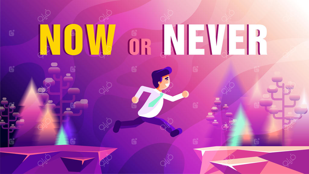 تلاش تاجر برای پریدن از روی پرتگاه