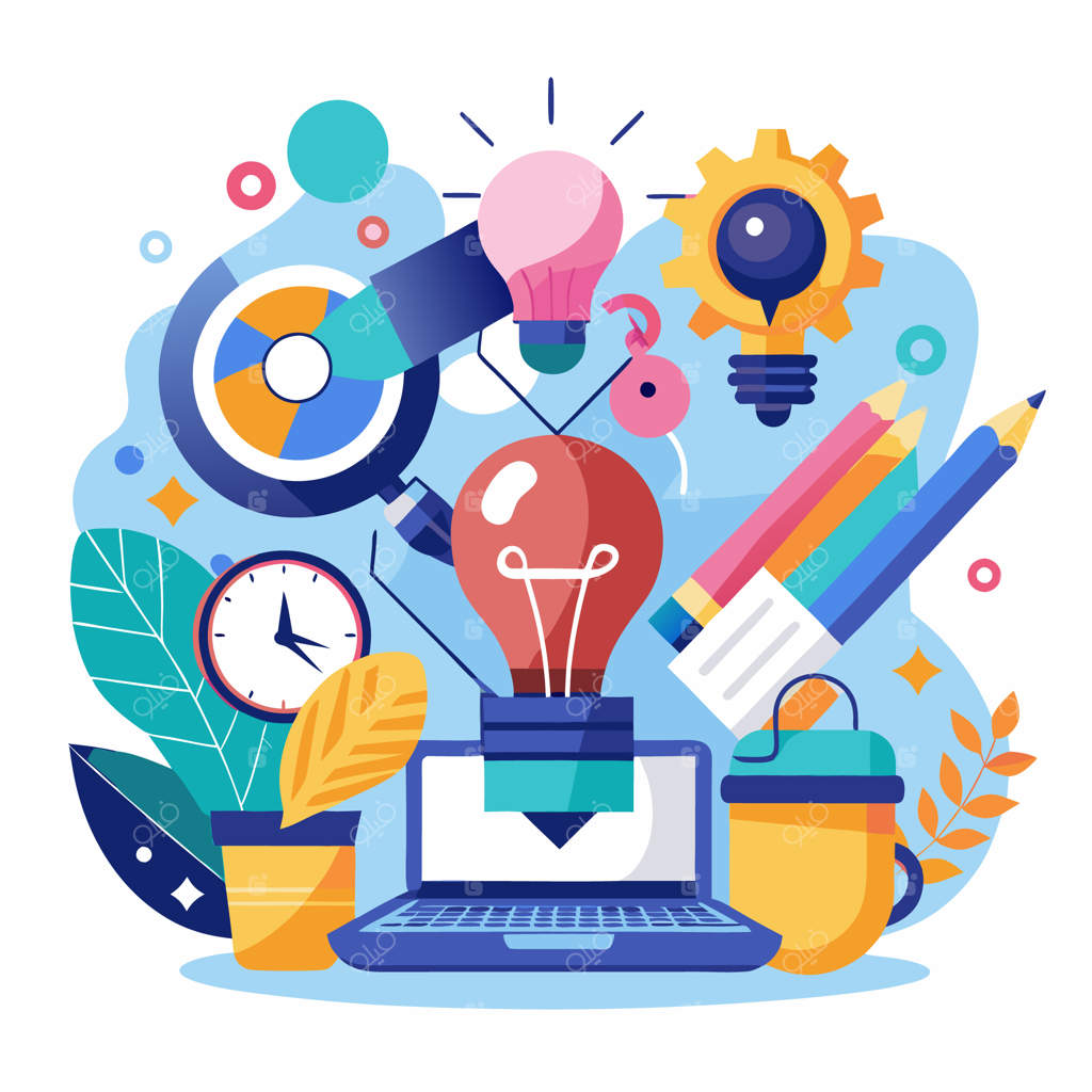 تصویرسازی فضای کاری خلاقانه با طراحی دفتر پرانرژی و المان‌های الهام‌بخش