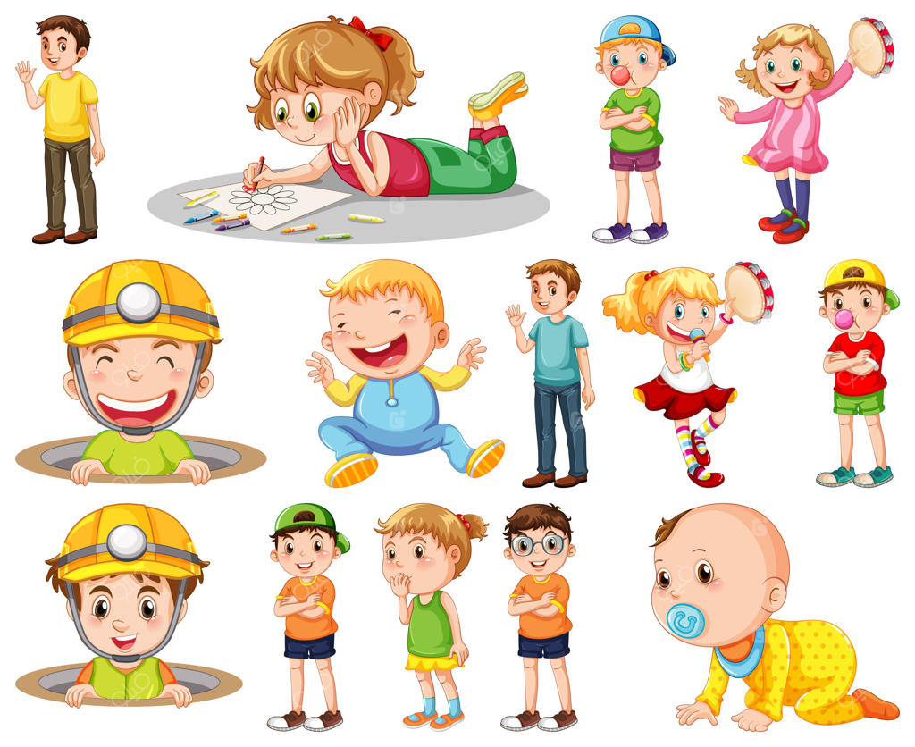 کودکان خوشحال در لحظه‌های مختلف