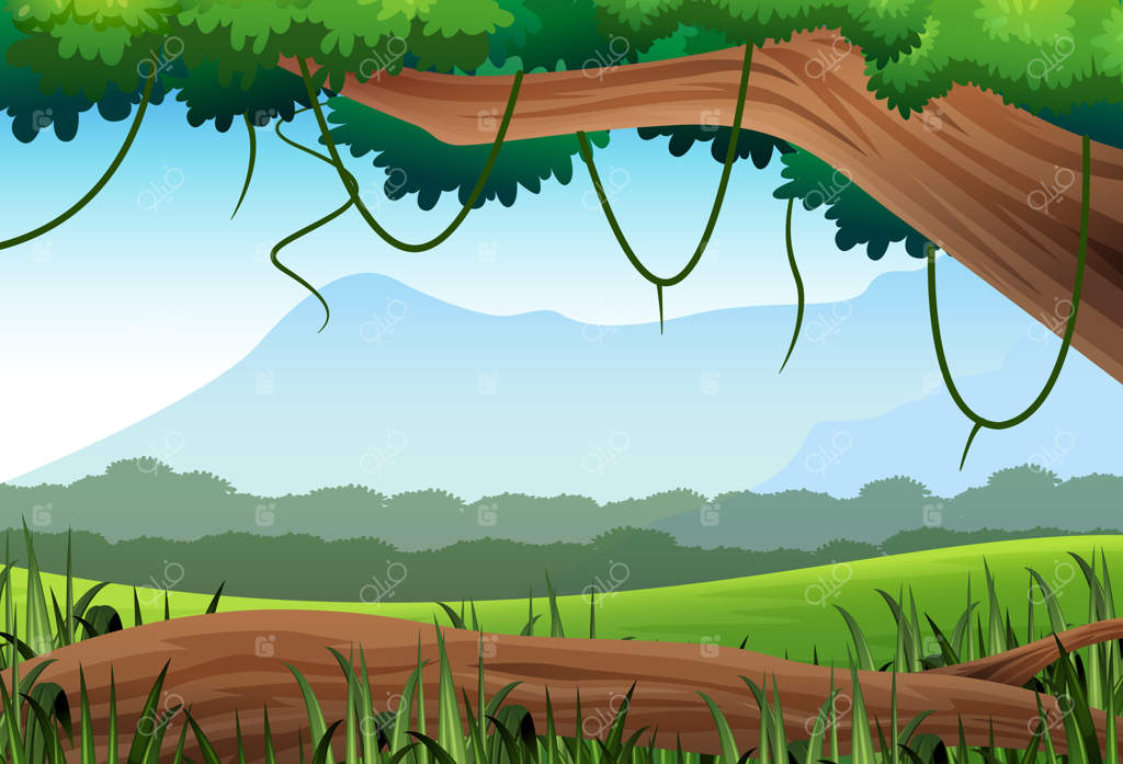 پس‌زمینه منظره طبیعی با کوهستان