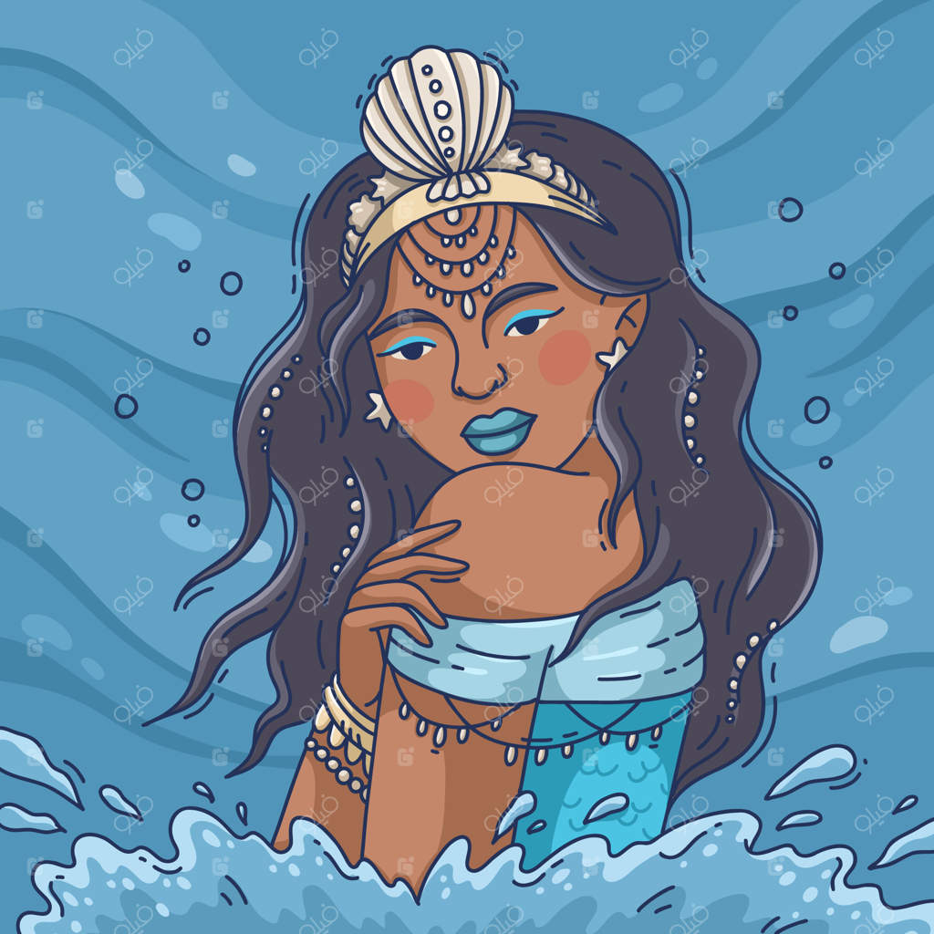 تصویر نقاشی شده دستی یمانجا