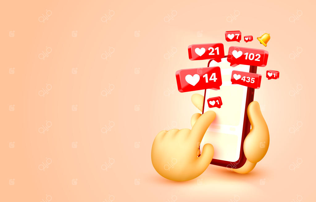 من عاشق این چت با آیکون‌های فراوان برای ارتباط مردم هستم وکتور.